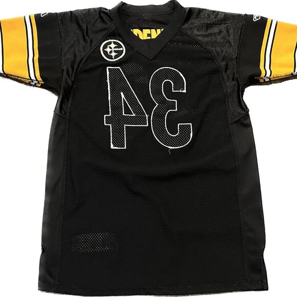 Rashard Mendenhall Pittsburgh Steelers Reebok Throwback Authen Jersey – Men's 50 - Picture 4 of 8